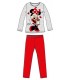 Pijama Infantil Manga Larga Minnie