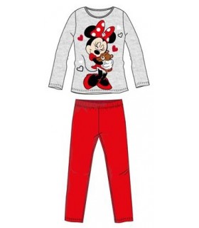 Pijama Infantil Manga Larga Minnie