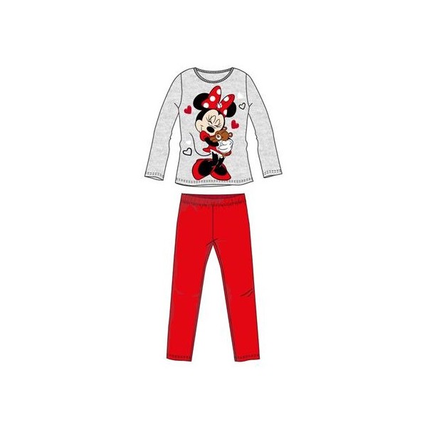 Pijama Infantil Manga Larga Minnie