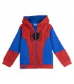 SUDADERA CON CAPUCHA COTTON BRUSHED CREMALLERA SPIDERMAN