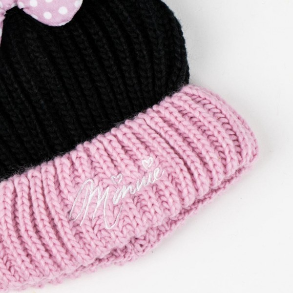 CONJUNTO 3 PIEZAS BUFANDA MINNIE