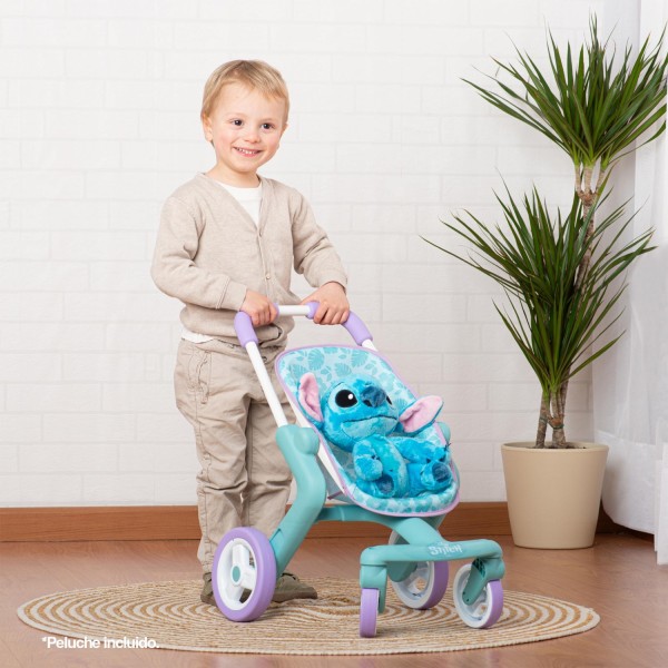 Silla de paseo Stitch con peluche 25cm