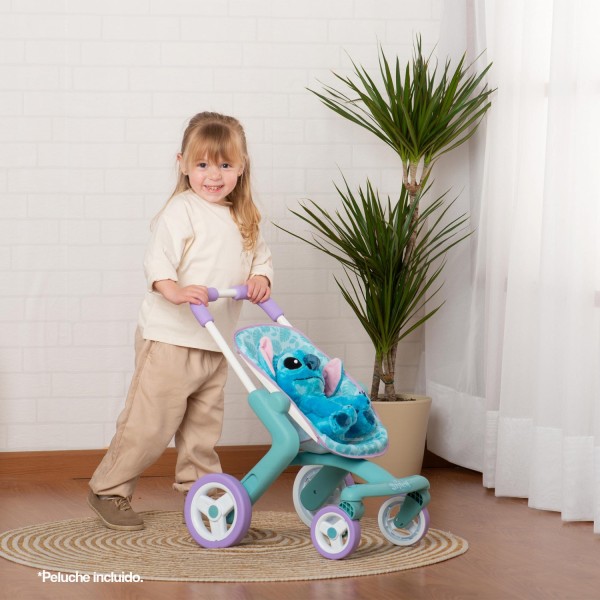 Silla de paseo Stitch con peluche 25cm