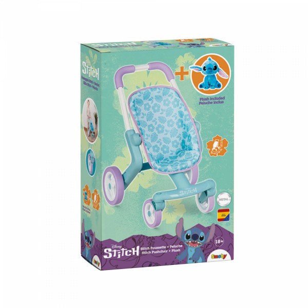 Silla de paseo Stitch con peluche 25cm