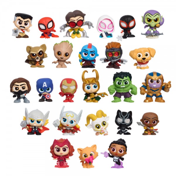 Capsula sorpresa 4 figuras Action Mini Peek Marvel Doorables surtido