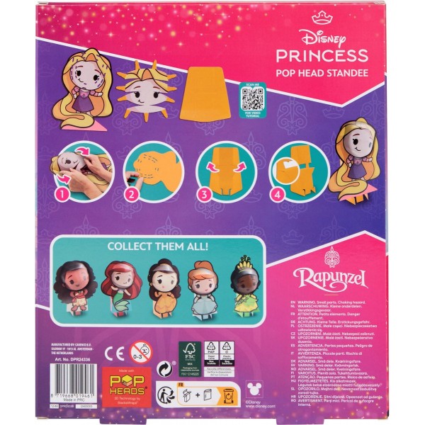 PRINCESAS 3D 4 MODELOS 20 CM