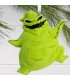 Adorno Oogie Boogie Verde de Pesadilla Antes de Navidad