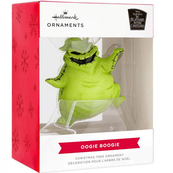 Adorno Oogie Boogie Verde de Pesadilla Antes de Navidad