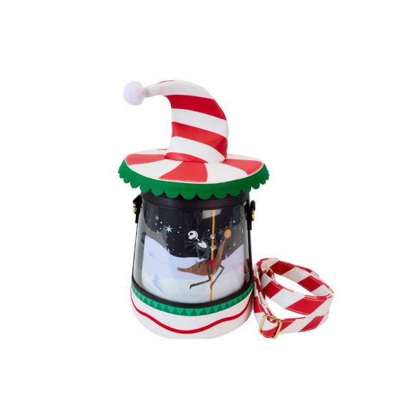 Bolso Bandolera Jack Skelington en Pueblo navideño