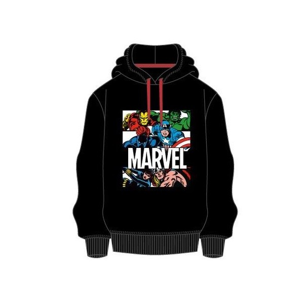 Sudadera adulto capucha Marvel