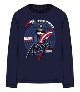 Camiseta infantil manga larga Marvel