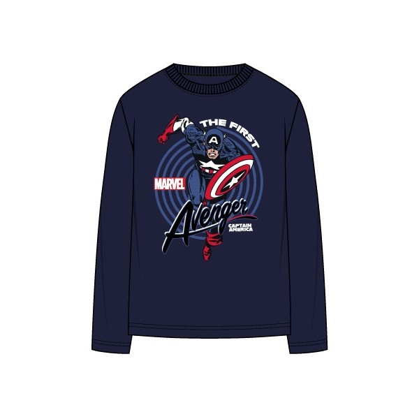 Camiseta infantil manga larga Marvel