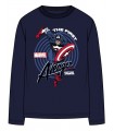 Camiseta infantil manga larga Marvel