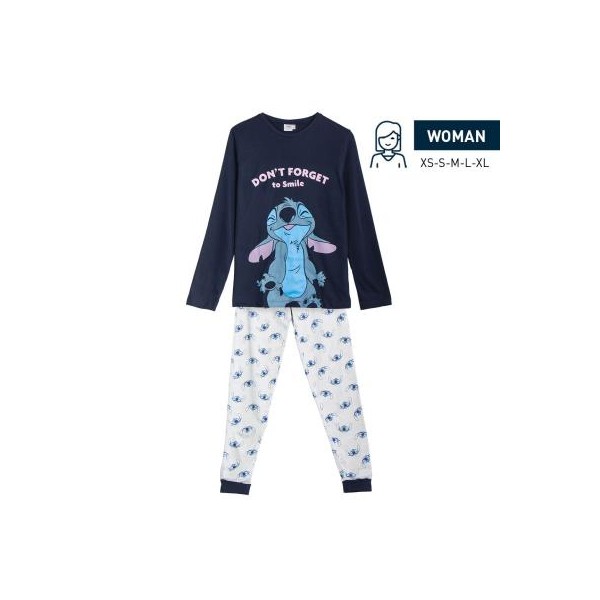 Pijama Adulto largo Single Jersey Stitch