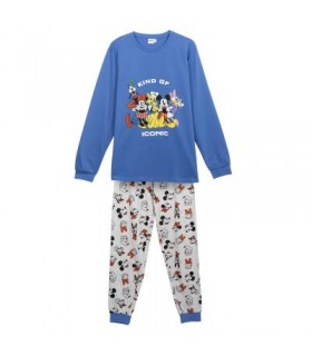 Pijama Adulto largo Single Jersey Mickey