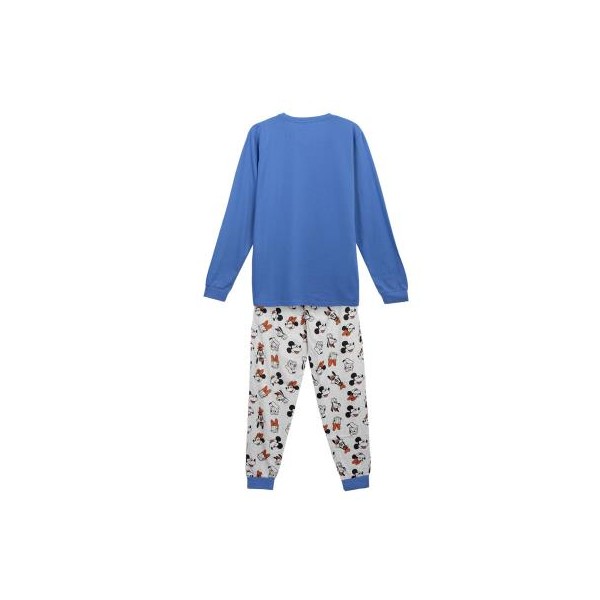 Pijama Adulto largo Single Jersey Mickey