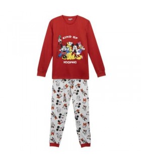 Pijama Adulto largo Single Jersey Mickey
