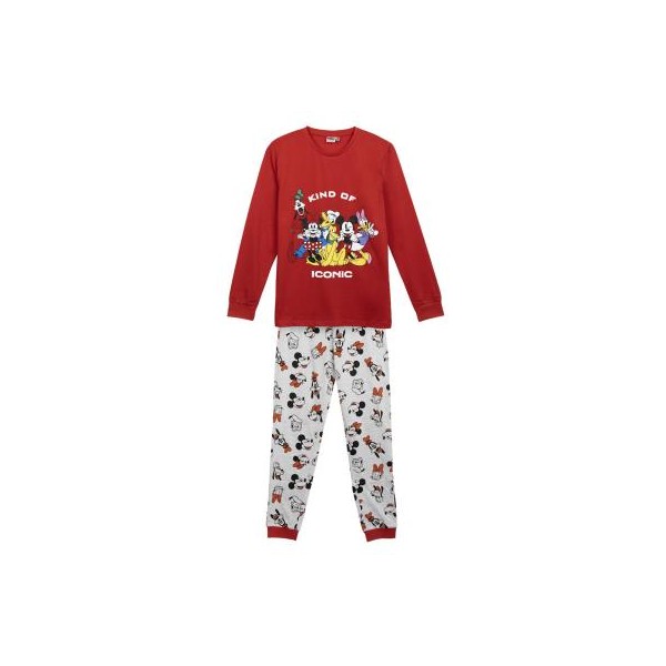 Pijama Adulto largo Single Jersey Mickey
