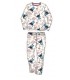 Pijama Largo Micropolar Stitch