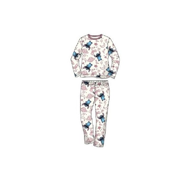 Pijama Largo Micropolar Stitch
