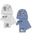 Set Bebé Gorro+Braga+Guantes Mickey