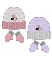 Set Bebé Gorro+Guantes Minnie