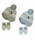 Set Bebé Gorro+Guantes Mickey