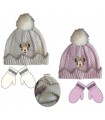 Set Bebé Gorro+Guantes Mickey