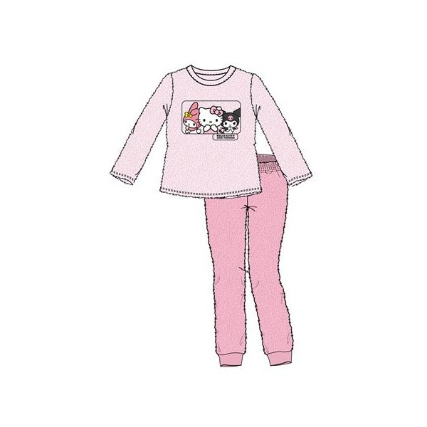 Pijama Infantil Coralina Hello Kitty