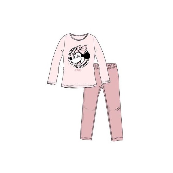 Pijama Infantil Interlock Minnie