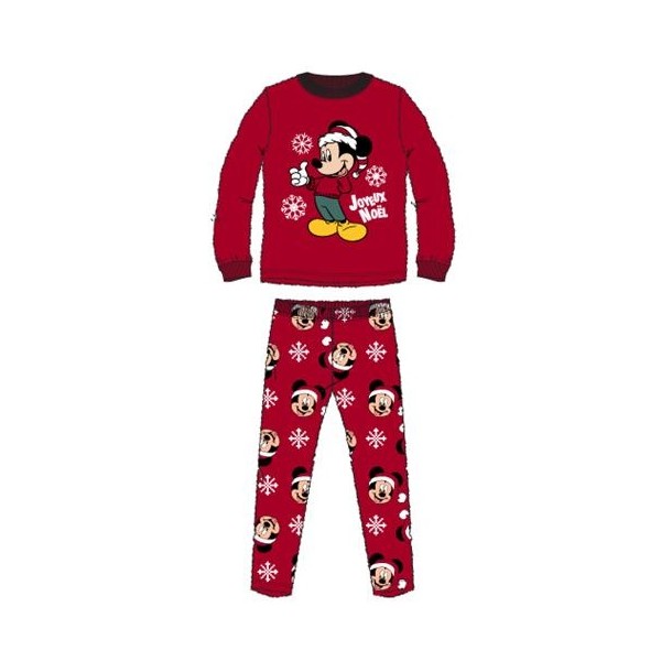 Pijama Infantil Coralina Mickey Navidad