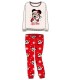 Pijama Infantil Coralina Minnie Navidad