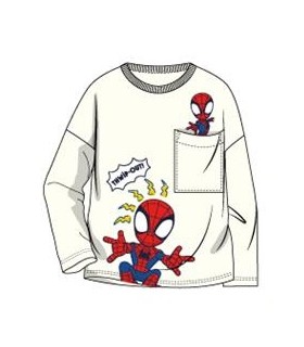 Camiseta Infantil Manga Larga Spiderman