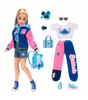 Muñeca Fashion Doll Universitaria Stitch Disney ily 4Ever 25cm