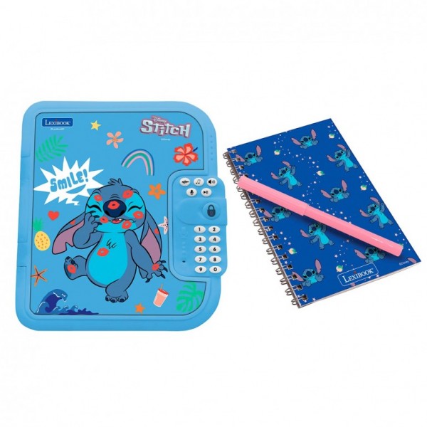 DIARIO ELECTRÓNICO INTERACTIVO DISNEY STITCH