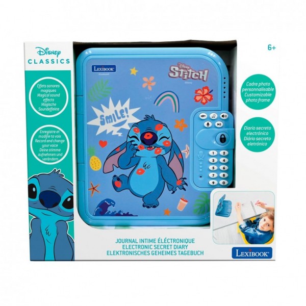DIARIO ELECTRÓNICO INTERACTIVO DISNEY STITCH