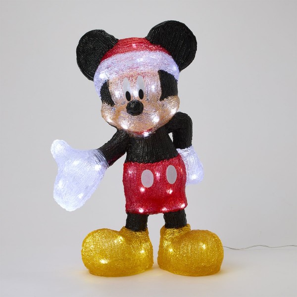 FIGURA DE MICKEY MOUSE DE ACRÍLICO CON LUZ, ENCHUFE EUROPEO