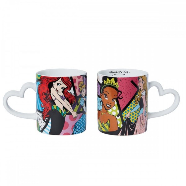 TAZA PRINCESAS ARIEL/CENICIENTA/TIANA/AURORA