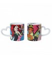 TAZA PRINCESAS ARIEL/CENICIENTA/TIANA/AURORA