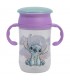 Vaso infantil de entrenamiento con tapa 395 ml de Stitch
