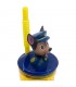 Vaso infantil reutilizable con pajita y tapa con figurita 3D y capacidad de 360 ml de La Patrulla Canina Boy