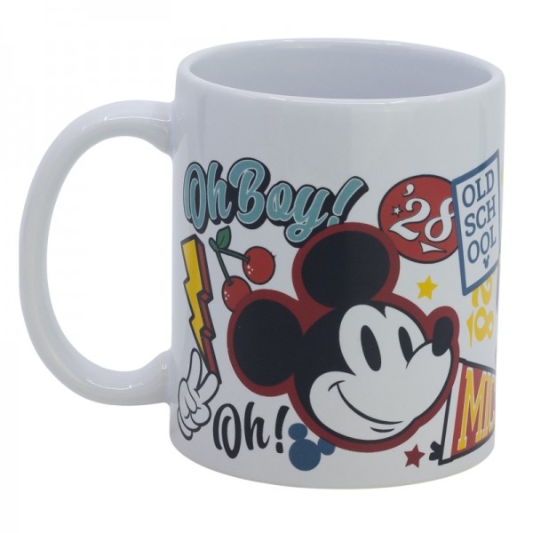 Taza de cerámica de 325 ml en caja regalo de Mickey