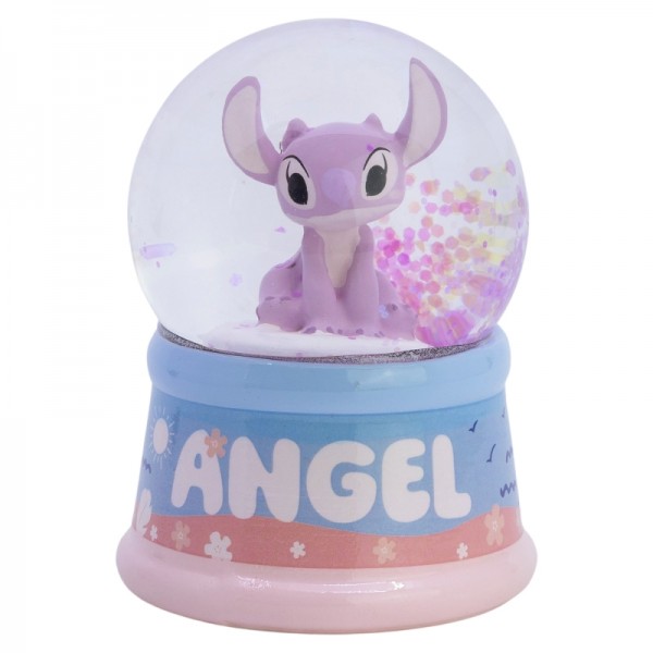 Globo de nieve de Angel en caja de regalo