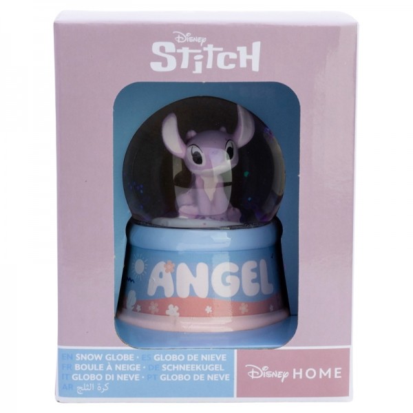 Globo de nieve de Angel en caja de regalo