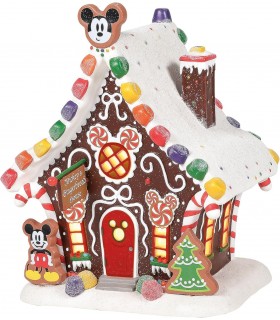 Disney Village Mickey Mouse - Casa de jengibre iluminada