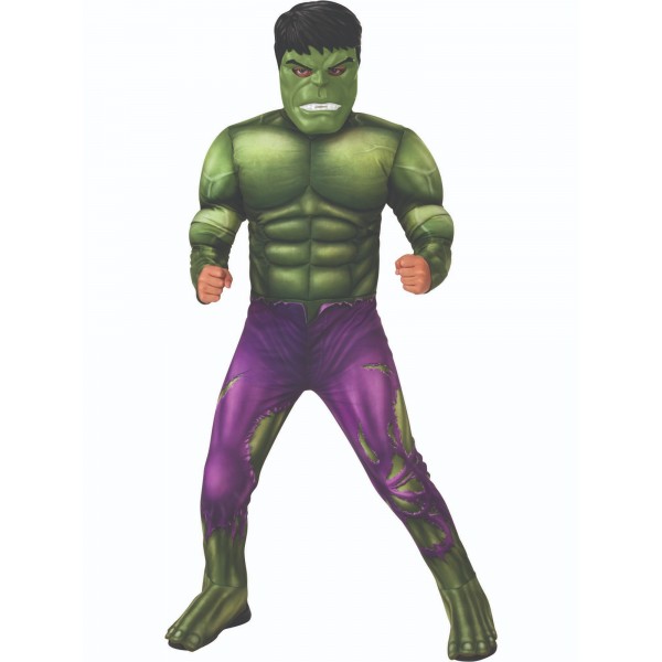 Disfraz infantil de lujo de Hulk