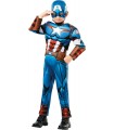Capitán América El Primer Vengador Deluxe Traje Musculoso Acolchado
