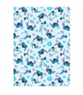 Manta coralina Stitch Disney 110x140cm