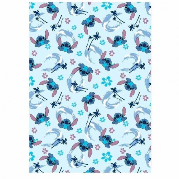 Manta coralina Stitch Disney 110x140cm