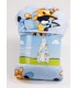 Manta coralina capucha Bluey 120x150cm